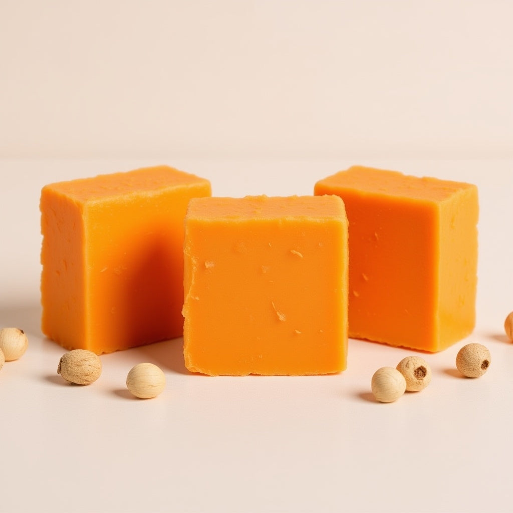 Savon au Curcuma Artisanal – Éclat, Pureté & Soin Unifiant