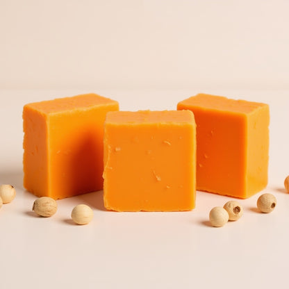 Savon au Curcuma Artisanal – Éclat, Pureté & Soin Unifiant