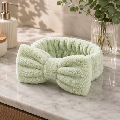 Bandeau spa cheveux maintien soin visage démaquillage – Satinoria

