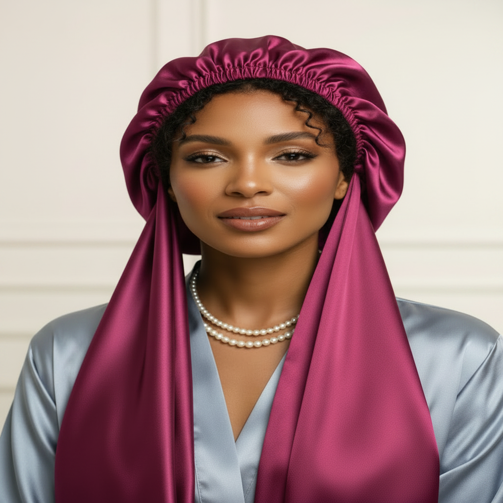 Bonnet Satin Magenta